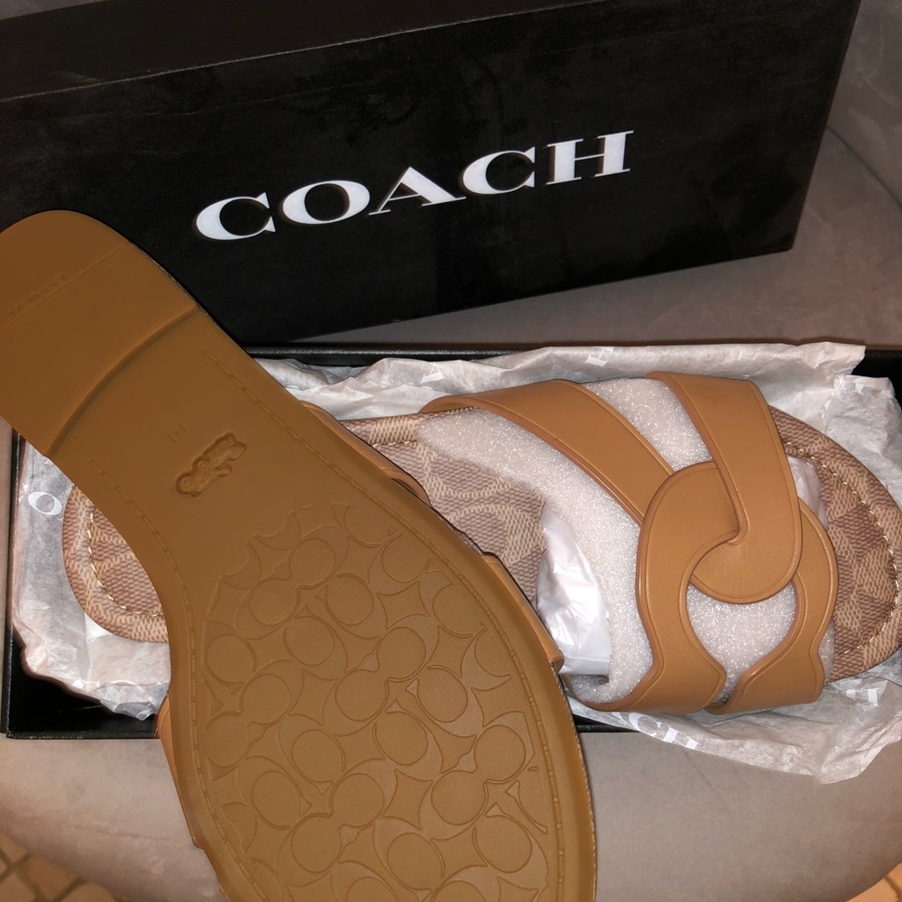 Coach Essie Sandal in Natural - Picture 7 of 7